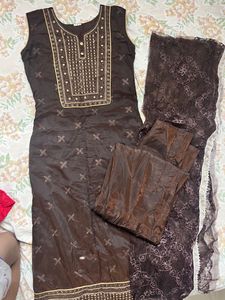brown dress set🤎