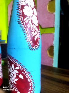 Hand-Painted Decorative Bottles