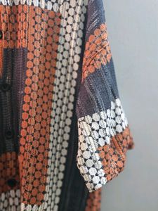 Zara Store Crochet Shirt