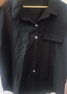 Collar Botton Down Half Sleeves Tops