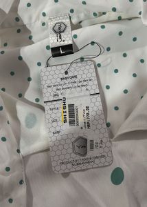 Top With Green Polka Dots