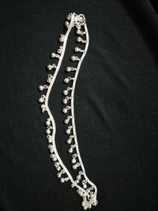Silver Anklets with Bells