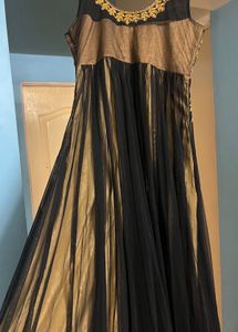 black party wear gown