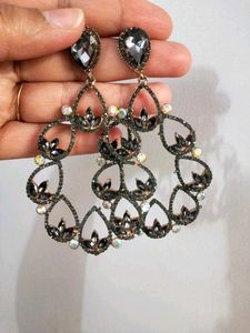 Black Statement Earrings