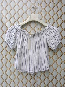 New With Tag Korean Stripped Cute Crop Top