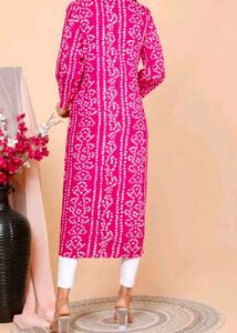 Pink Maternity Kurti