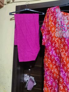 Bandhani Print Kurti With Salwar