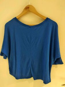 Beautiful Blue Over Size Tee