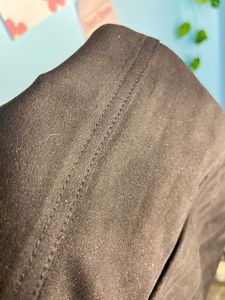 MANGO SUEDE BLACK SKIRT(Waist - 26/28)