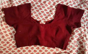 Combo Of Orange And Maroon Blouse