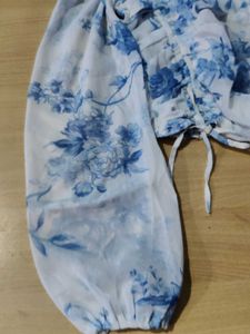 Floral Print Crop Top