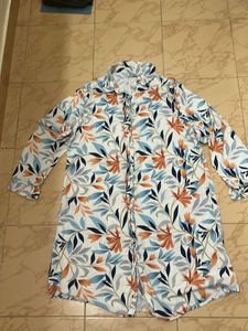Printed Shirt Dress