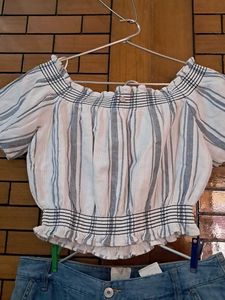 Hnm Short  N Top In Imported Fabric