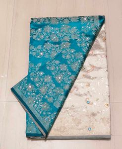 Elegant Blue Saree