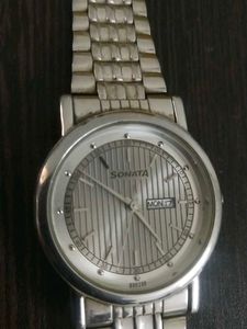 Sonata Silver Wrist men's Watch