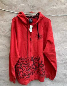 Adidas orignal with tag Red Zip-Up Hoodie