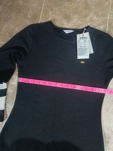 Round-Neck Bodycon Dress