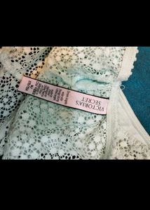 Mint Lace Thong with Bow Detail