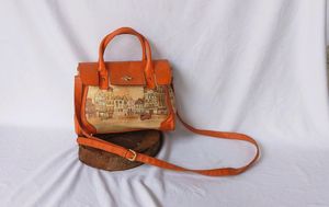 Vintage Print Handbag