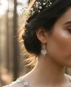 Heart Drop Earrings