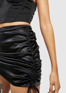 Satin Mini Skirt