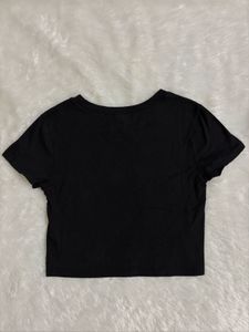 Forever21 Black Crop Top