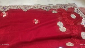 Beutiful Net Saree Festival ware