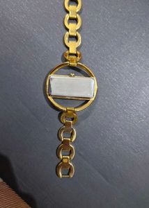 Vintage Golden Watch For Women