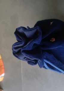 Blue Embellished  Potli Pouch