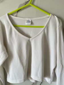 White Long Sleeve Top