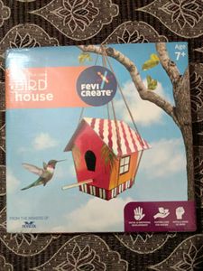 Pack Of 3, Mould &amp; Paint ,Bird House, Solar System
