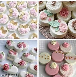 NEW FLOWERS AND ROSE &amp; Leaves Silicon MOULD