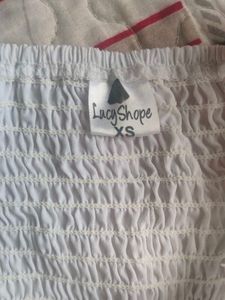 White Peasant Top
