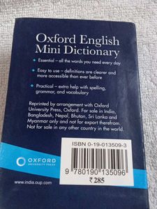 Oxford Mini Dictionary