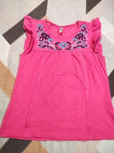 Embroidered Top For Kids
