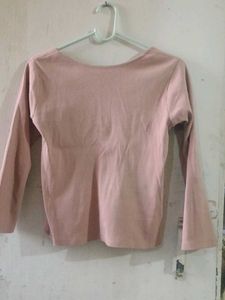 Pink Long Sleeve Top