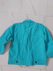 Cyan Denim Jacket