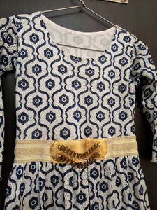 Patterned Midi Dress