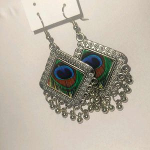 Mirror Chandbali Earrings | set of 4