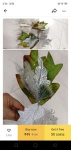 conbo for husna. 9candles, 2flowers and Beautiful combo of 2 hair clips with studded diamonds and pearls- purple and 3 facemasks