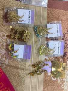 Pack Of 7 Earrings