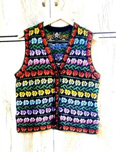 Multicolour Vest Size-38