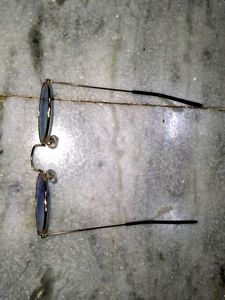 Round Green Tinted Sunglasses