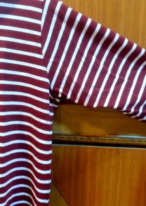 Sassy Red And White Stripped Crop Top