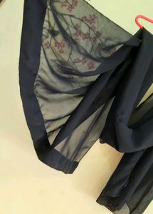 Black Chiffon Stole🖤