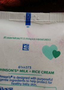 Johnson&#39;s Milk + Rice Cream