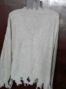 Distressed Knit Top very nice to
