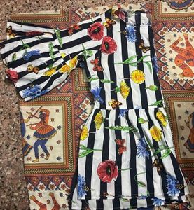🌸 Bold Floral Striped Peplum Top | Chic &amp; Fresh