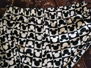 Mickey Mouse Print Pants