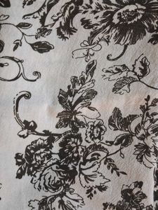 Brown Dress with Floral Vest